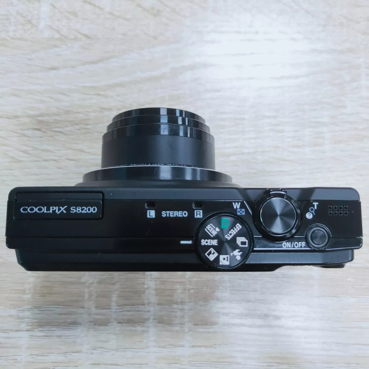 ジャンク Nikon COOLPIX 14倍ズーム S8200 ブラック Nikon Coolpix S8200 (Black) 16-megapixel digital camera with