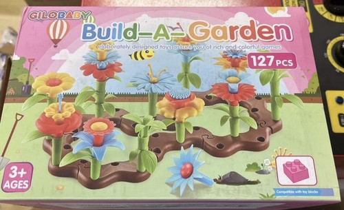 127pcs Flower Build A Garden Toy Building Blocks Set Floral Arrangement - Picture 2 of 6