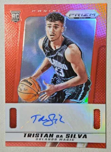 Tristan Da Silva 2024-25 Panini Prizm Deca Rookie Signatures Auto Red Prizm /99