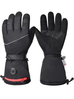 Heated Gloves for Men Women  Battery Heated Gloves Touchscreen Waterproof gift