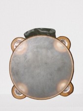 American Percussion's 12" Multi Annular Rings Baltic Birch Tambourine -Will Ship