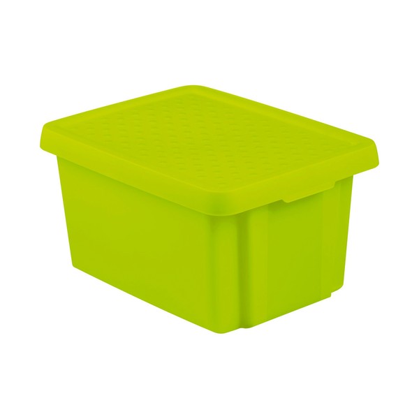 Curver Aufbewahrungsbox Deckel Ordnungsbox GrÜN Box Stapelbox Allzweckbox 25L-image