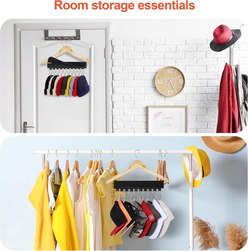 Baseball Cap Closet Rack Hat Organizer Holder Home Storage Door Hanger - Bild 5 von 10