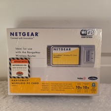 Netgear 54 Mbps Wireless PC Card WG511 V2 Factory Sealed NOS