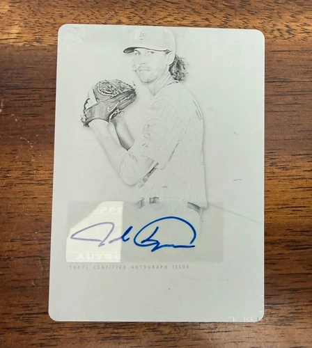 2014 Topps Supreme Jacob deGrom - Black Printing Plate - 1/1 - AUTOGRAPH - RC