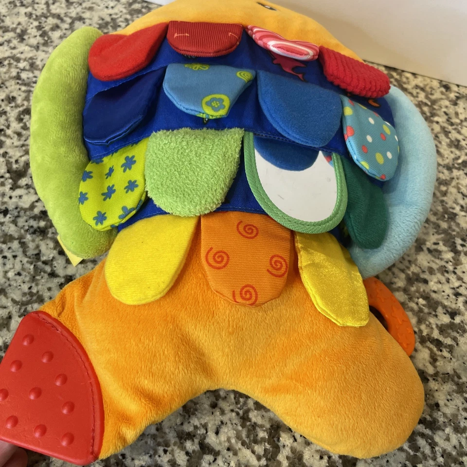 Рыба-раскладушка Melissa and Doug сенсорная обучающая гофрированная плюшевая детская игрушка для младенцев - Изображение 3 из 4