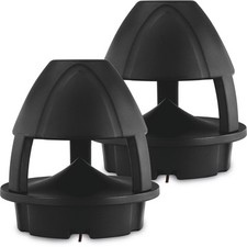 360° Outdoor Garten Lautsprecher Terrasse Aussen Wandbox Schwarz IP56 2x Set