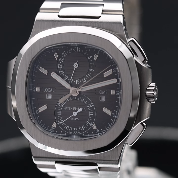 Patek Philippe Nautilus Travel Time Chronograph Steel 40.5mm 5990