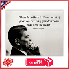 No Limit to Goodness Patriotic Inspirational Wall Art 8X10 Unframed Motivati