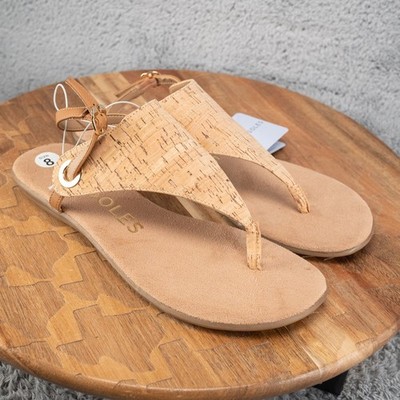 Aerosoles Conclusion Slingback Sandals Women's Cork Combo Size US 8.5 M