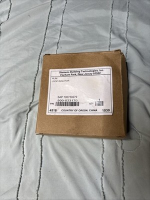 SIEMENS HLIM 500-033170 FIRE ALARM LOOP ISOLATOR MODULE  100730279 ''NEW''