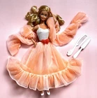 🤍 Barbie 🤍 1984 Vintage Peaches & Cream Doll w/ Earrings & Ring #7926