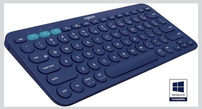 Logitech K380 Wireless Bluetooth Keyboard, Multi Device And Easy Switch Feature 