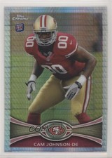 2012 Topps Chrome Prism Refractor 168/216 Cam Johnson #159 7m3