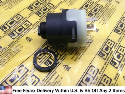 #ad JCB PARTS GENUINE JCB IGNITION SWITCH PART # 701 80184 701 45500 701 Y1372 $34.95