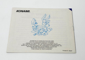 Tiny Toon Adventures Nintendo NES Instruction Booklet Manual NOE 💎 VGC 💎