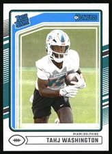 2024 Donruss Tahj Washington #346 RC Miami Dolphins