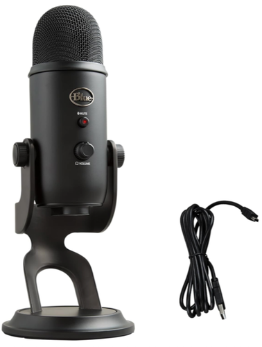 Logitech Blue Yeti USB Microphone Blackout – NEW (Sealed) - 第 1/6 張圖片