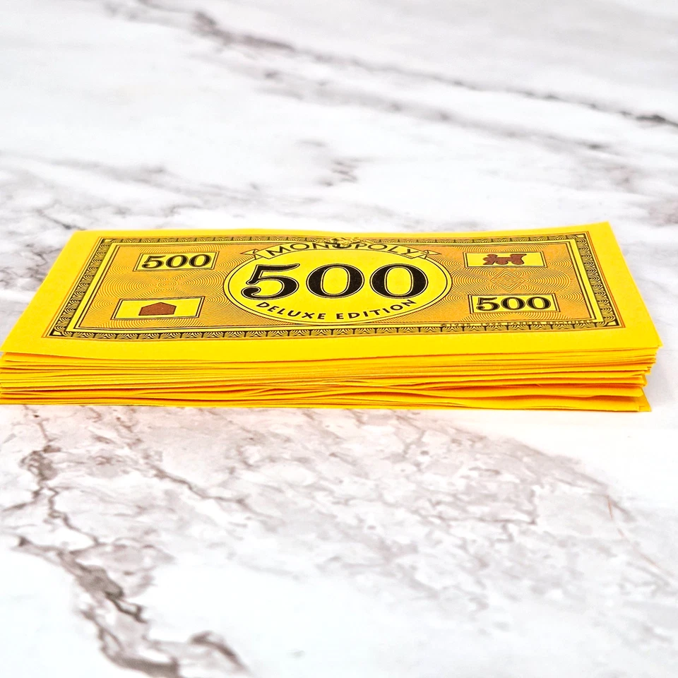 Монополия Deluxe издание $500 деньги - одиночный / 5 / 10 упаковка замены счетов - Изображение 3 из 3