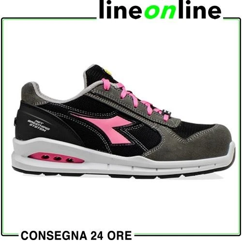 Scarpe da lavoro donna Diadora Run Net Airbox Geox Low S1P SRC traspiranti - Immagine 2 di 4