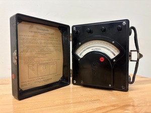 Westinghouse Portable Direct Current  Milliampmeter Model PX-5 - Mfg in 1954
