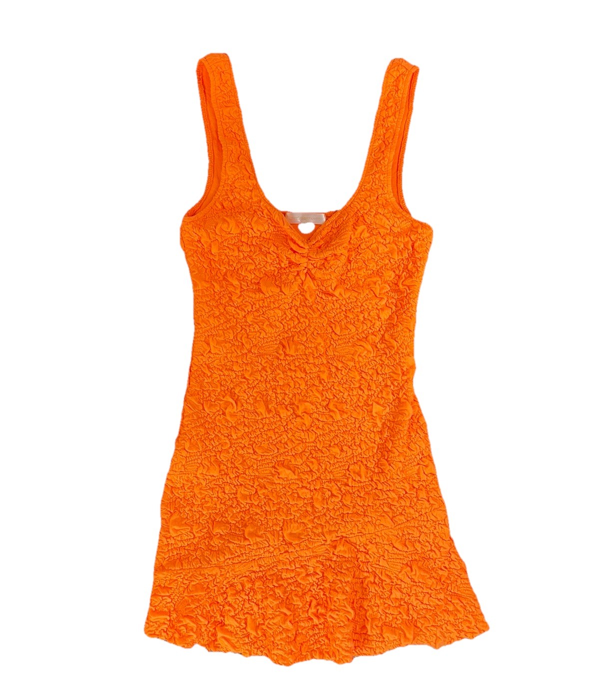 LoveShackFancy Bartlette Dress Small Tangerine Or… - image 4