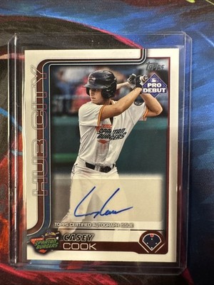 Casey Cook 2025 Topps Pro Debut - Auto #PD-188 Autographs (RC)