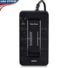 Standby Battery Backup UPS Surge Protection 8 Outlets Home Office Gaming US