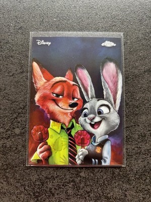 2026 Topps Chrome Disney   Art of Disney   Zootopia 10 Years   Case Hit (AD-9)