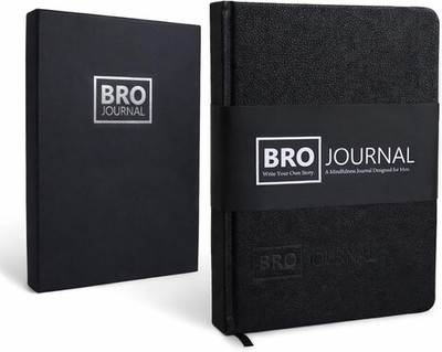 Guided Journal for Men | 12-Week Mindset & Discipline System 12 Weeks, Black 