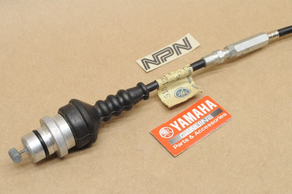 NOS Yamaha 1975 MX400 1976 YZ400 IT400 Clutch Decompression Cable 510-12292-00 - Image 3 of 3