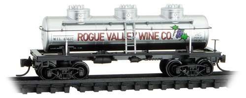 Coche cisterna Micro-Trains MTL escala N MT&L/Rogue Valley Wine triple cúpula #45637 | Zustand: New