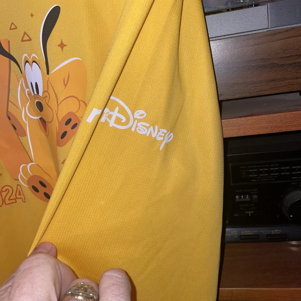 Camisa de manga larga para mujer 2024 Run Disney Marathon Weekend 5K Pluto adulto XL Foto 4 de 4