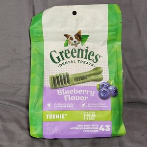 Greenies Teenie Dental Treats 43ct Bag | Sweet Potato Original Blueberry Mint