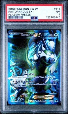 2013 POKEMON B&W PLASMA FREEZE #114 FULL ART/TORNADUS EX PSA 7 | eBay