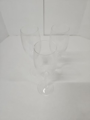 Vintage JR RIEDEL Crystal 3 Champagne Flutes JR Watermark 8 5/8'' Tall
