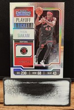 PASCAL SIAKAM 2023-24 Panini Contenders Playoff Ticket #110/249 Raptors Pacers