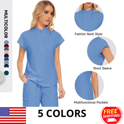 Medical Uniforms Women Scrubs Sets Nurse Nursing Clothes Beauty Salon Spa Work