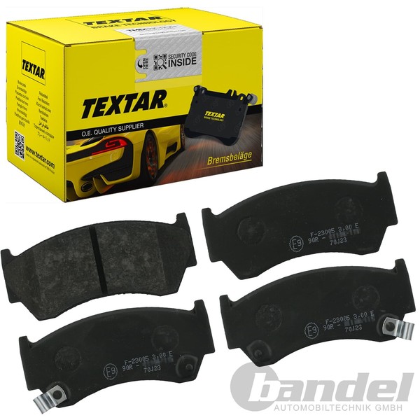 Textar BremsbelÄGe Hinten Passend FüR Mercedes M Klasse W163 ML 1998-2005-image