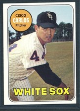 1969 Topps #54 CISCO CARLOS Chicago White Sox ~ NM to NM-MT