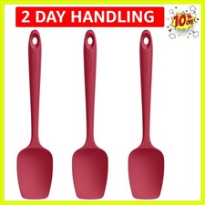 Silicone Spoon Spatula Set, 600ºF High Heat Resistant Food Grade Flexible Rub...