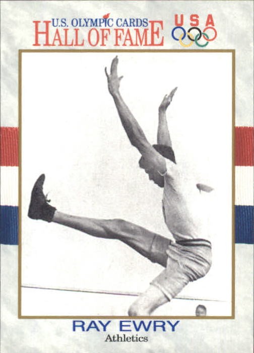 RAY EWRY ~ 1991 Impel U.S. Olympic Hall of Fame Track & Field Card #13