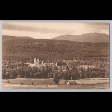 Postcard Balmoral Castle and Lochnagar Scotland RPPC Judges Ltd.