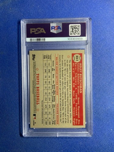 2023 Topps Chrome Adley Rutschman RC Lids Mitchell & Ness Gold /50 SSP Psa 9 - Picture 2 of 2