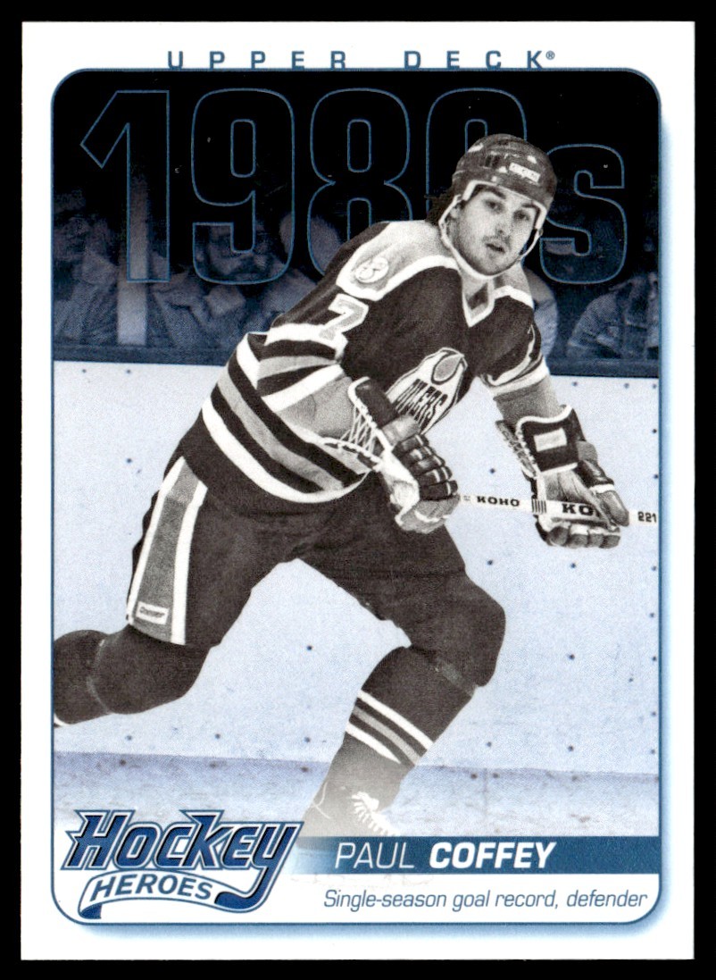 2013-14 Upper Deck Hockey Heroes 1980s Paul Coffey Edmonton Oilers #HH41