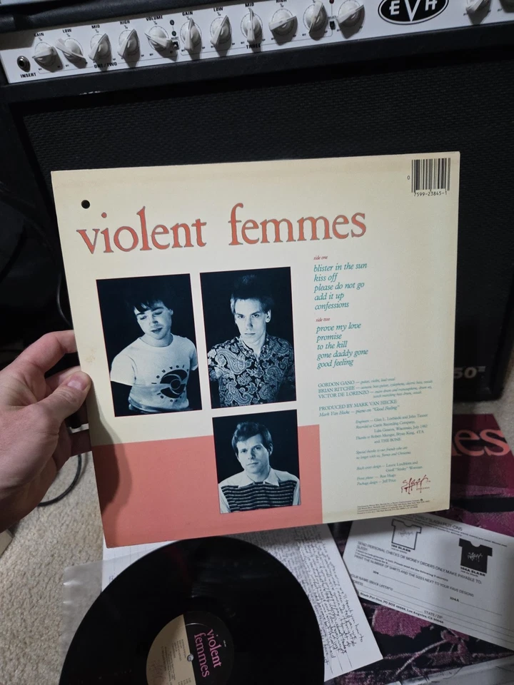 Violent Femmes Self Titled Lp Vinyl 1983 1st PROMO Press Poster/Order/Insert NM- - Image 4 of 4