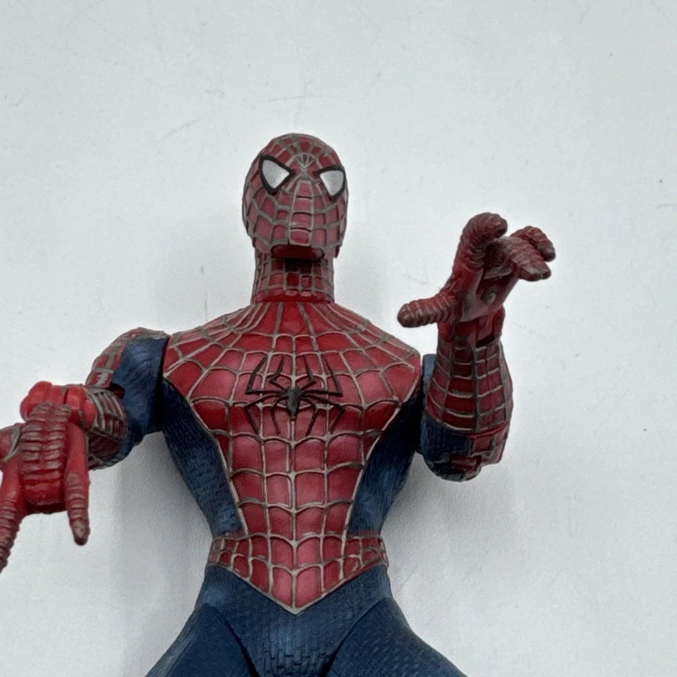 2002 Spider Man Movie Series 2 Web Swinging Spider Man Action Figure (ToyBiz) - Image 4 of 4