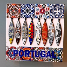 Fridge Magnet From Portugal. Ceramic Tiles  Fishes PORTUGAL. HARIASTAMP 