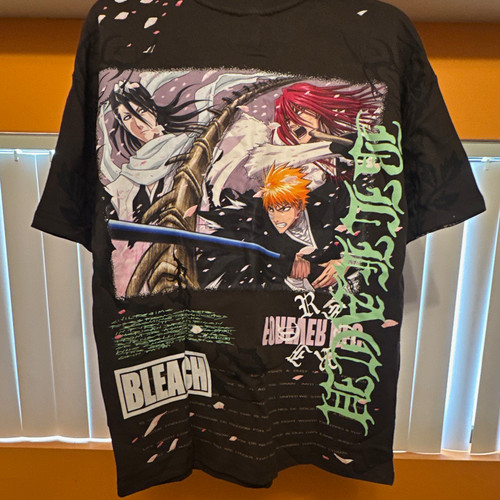 Civil Regime x Bleach In Bloom American Classic Oversized T-Shirt Brown M