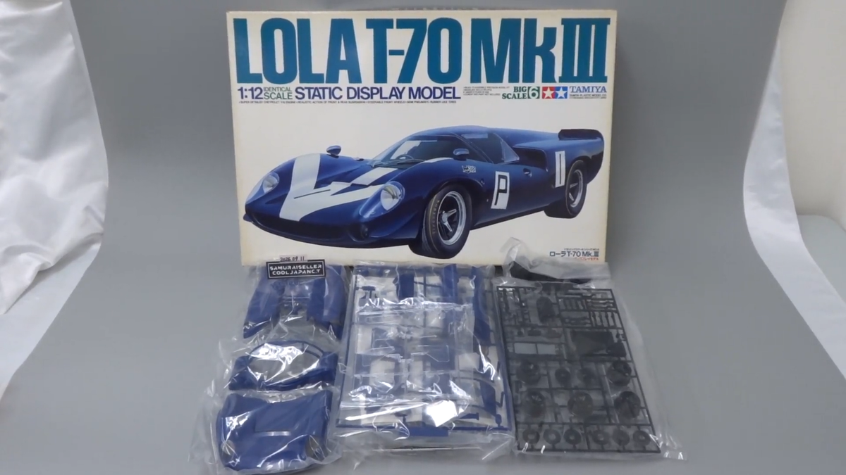 TAMIYA 1/12 Lola T-70 Mk.III プラモデル　おまけ付き Tamiya 1/12 LOLA T-70 MkIII Racing Car Plastic Model Kit Big Scale